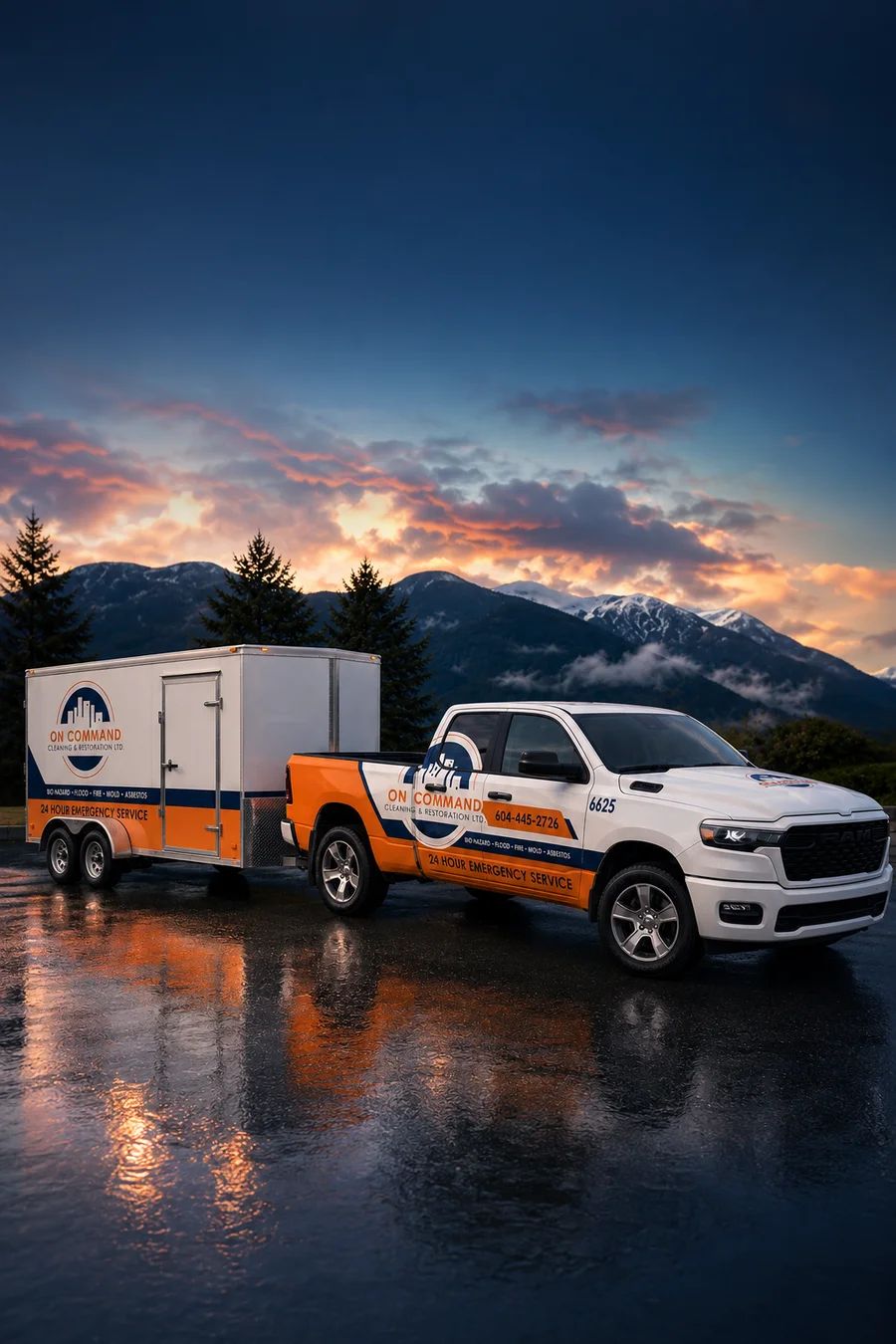 On Command restoration fleet serving Metro Vancouver